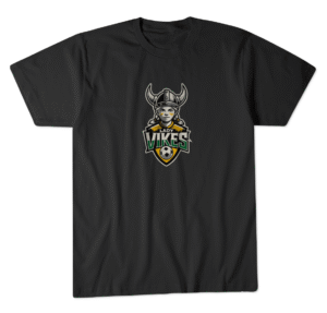 Lady Vikes DRIFIT Black Front and Back